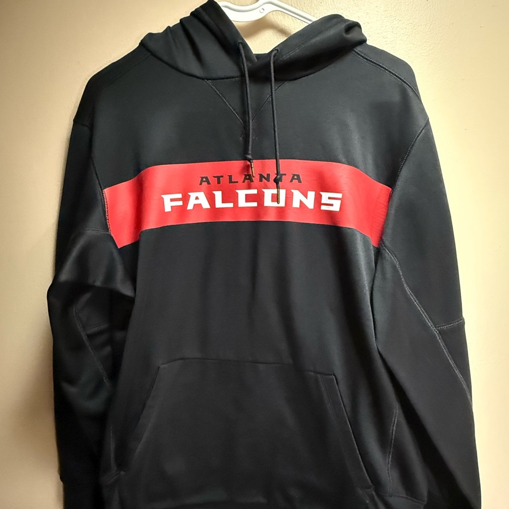 Nike NFL On Field Atlanta Falcons Black Red‎ Hoodie Men’s Small